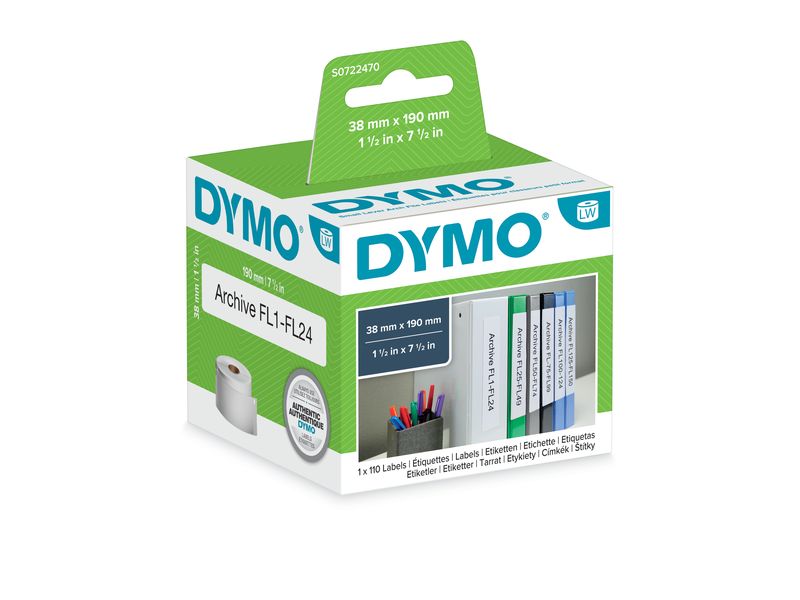 DYMO Rouleau à étiquettes Thermo Direct 38 x 190 mm