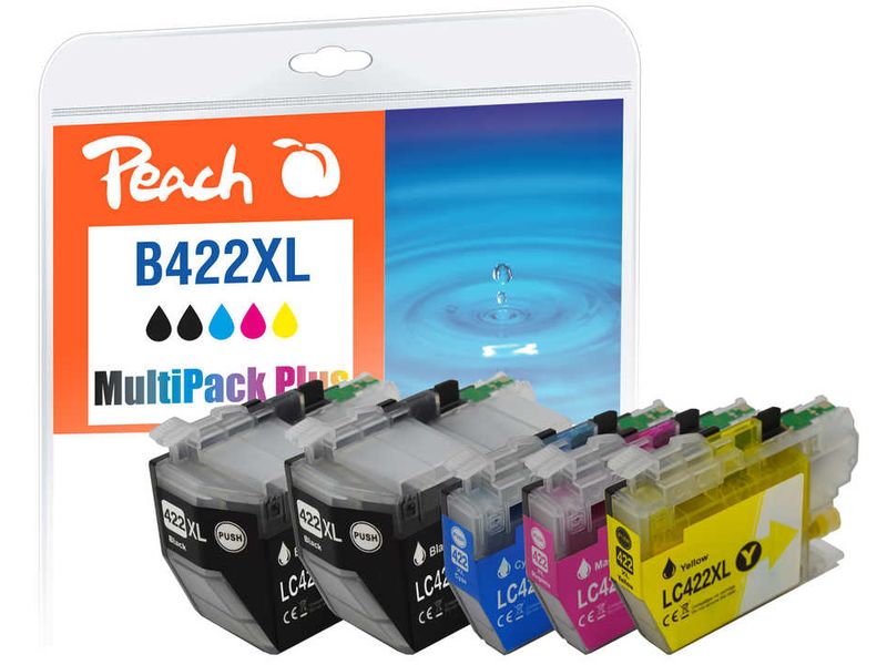 Peach Encre Brother LC-422XL MP Plus noir/Cyan/Magenta/Yellow