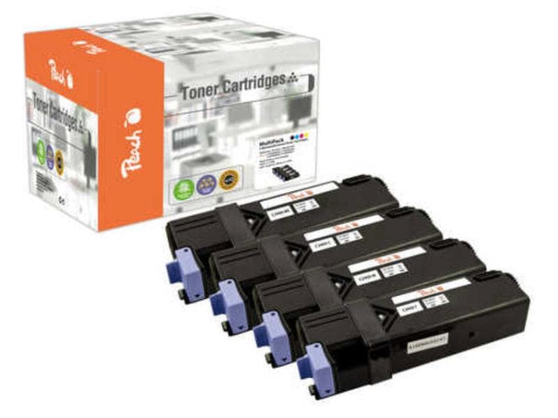 Peach Kits de toner Epson C13S050627-30 noir/Cyan/Magenta/Yellow