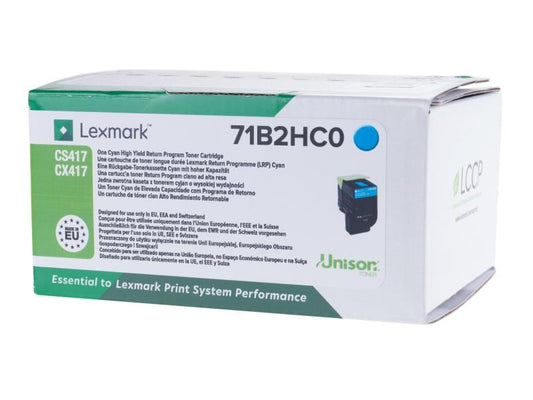 Lexmark Toner 71B2HC0 Cyan