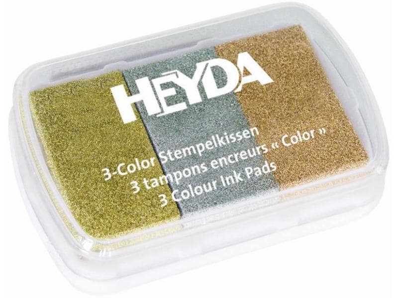 Heyda Tampon encreur 9x6 cm métallique