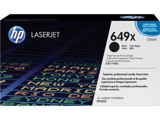 HP Toner Nr. 649X (CE260X) noir