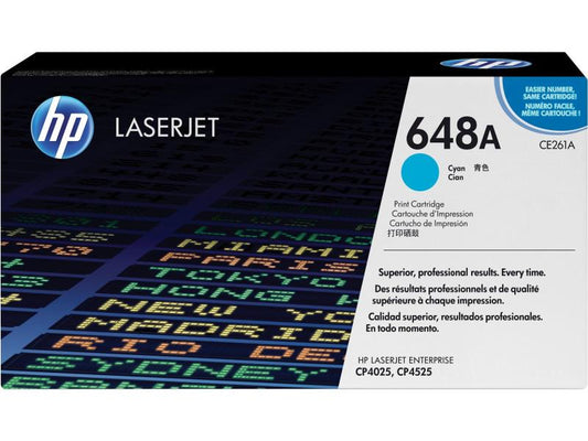 HP Toner Nr. 648A (CE261A) Cyan