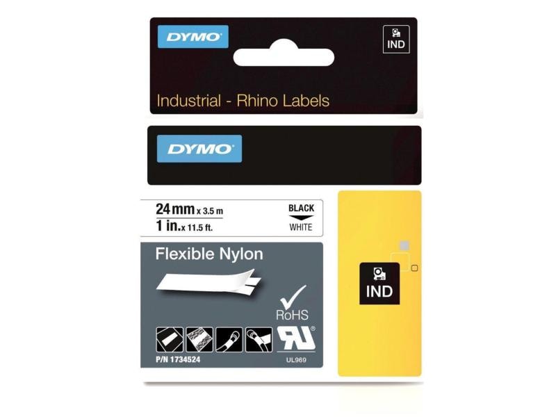 DYMO Ruban d’étiquettes 1734524 Noir auf Blanc