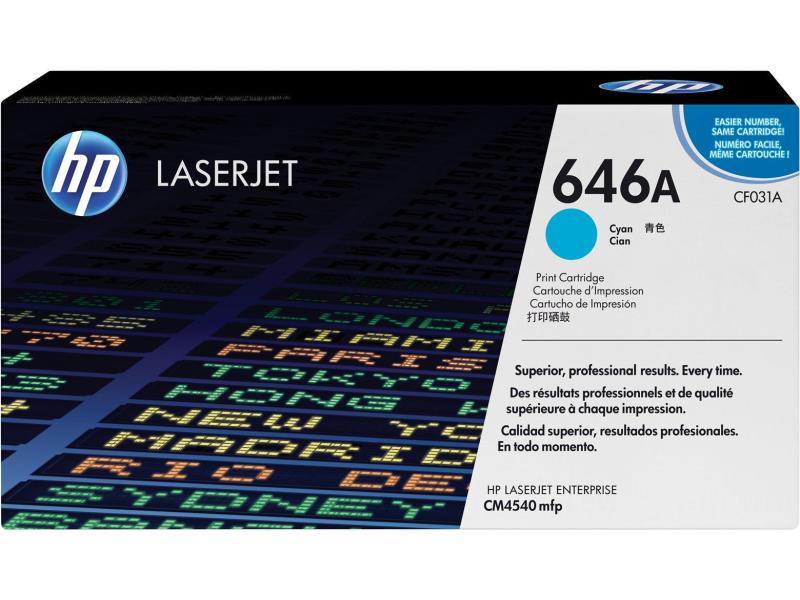 HP Toner Nr. 646A (CF031A) Cyan