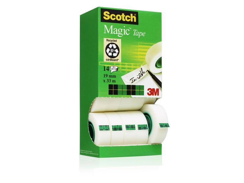 Scotch Ruban adhésif Scotch Magic Promo 19 mm x 33 m, Transparent