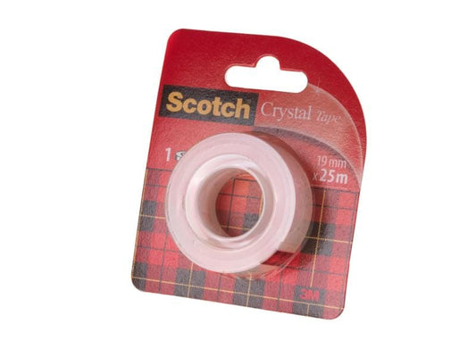 Scotch Ruban adhésif Crystal 19 mm x 25 m Clair