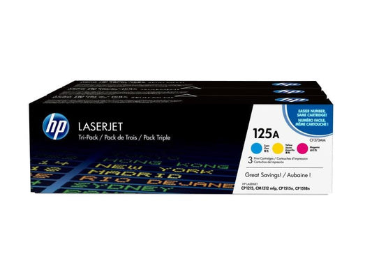 HP Toner Nr. 125A (CF373AM) Cyan/Magenta/Yellow