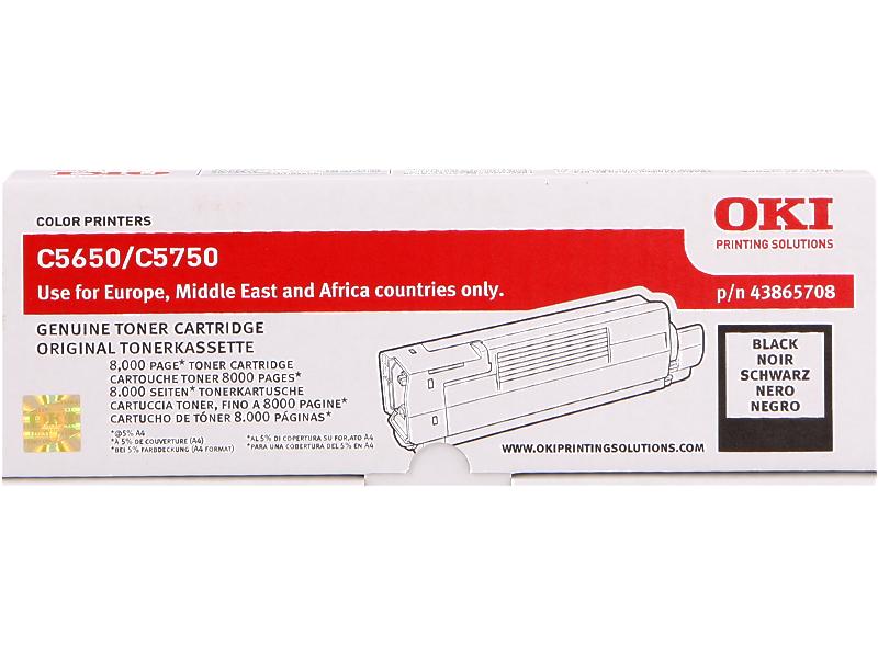 OKI Toner 43865708 noir