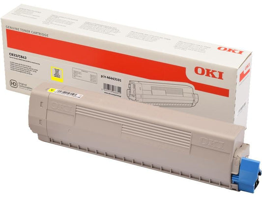 OKI Toner 46443101 Yellow