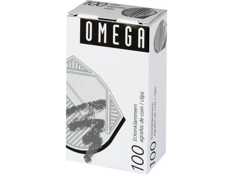 Omega Trombone d'angle 100 pièces, argent métallisé