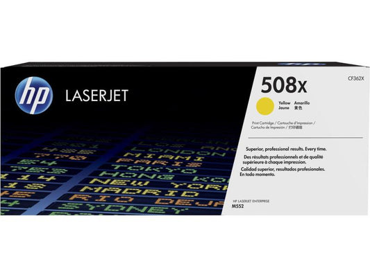 HP Toner Nr. 508X (CF362X) Yellow