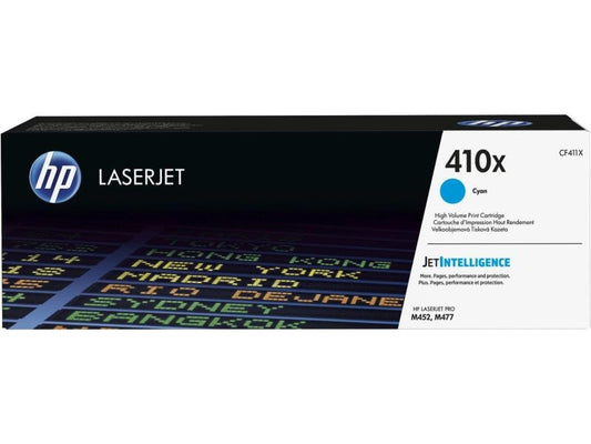 HP Toner Nr. 410X (CF411X) Cyan