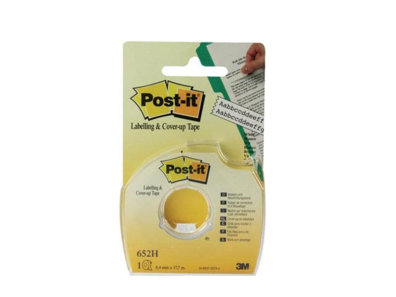 Post-it Ruban d’étiquettes Post-it dans un distributeur manuel 8,4 mm x 17,7 m