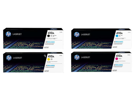 HP Kits arc-en-ciel Nr. 410A (CF410A-CF413A) BL/C/M/Y