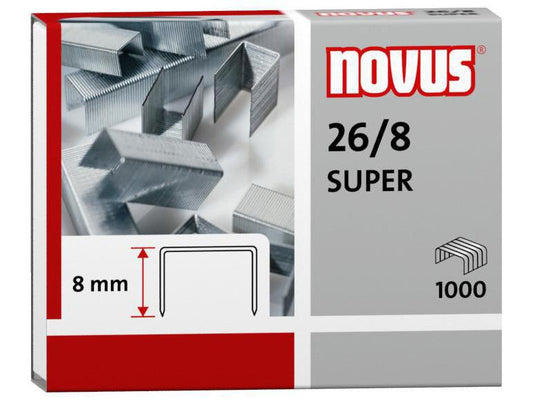 Novus Agrafe 26/8 Super 1000 pièces