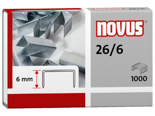 Novus Agrafe 26/6 1000 pièces