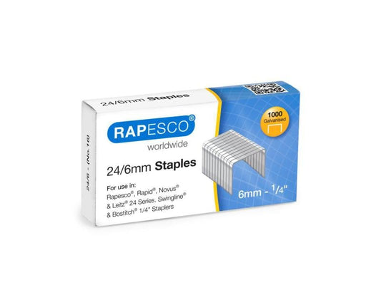 Rapesco Agrafe 24/6  1000 pièces